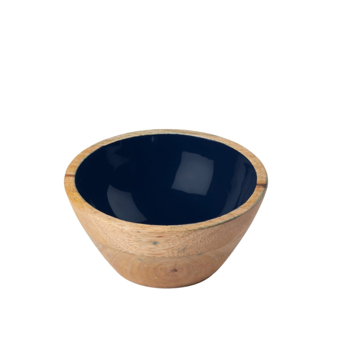 Gracie Wooden Snack Bowls Set (2pk) - Indigo Blue - Avail 06/26 - from Jaye's Studio