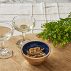 Gracie Wooden Snack Bowls Set (2pk) - Indigo Blue - Avail 06/26 - from Jaye's Studio
