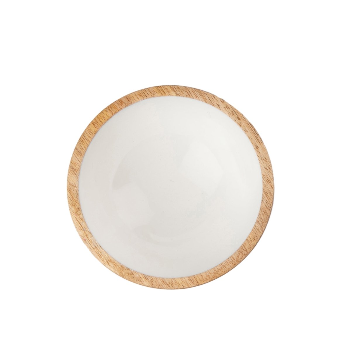 Gracie Wooden Snack Bowls Set (2pk) - White - Avail 05/12 - from Jaye's Studio