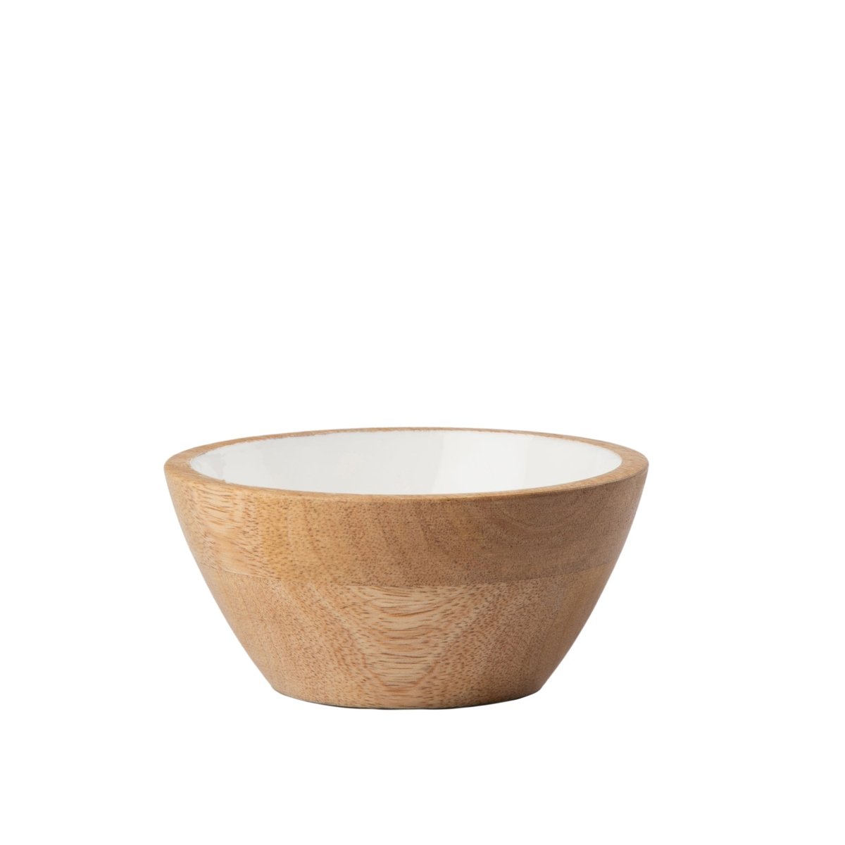 Gracie Wooden Snack Bowls Set (2pk) - White - Avail 05/12 - from Jaye's Studio