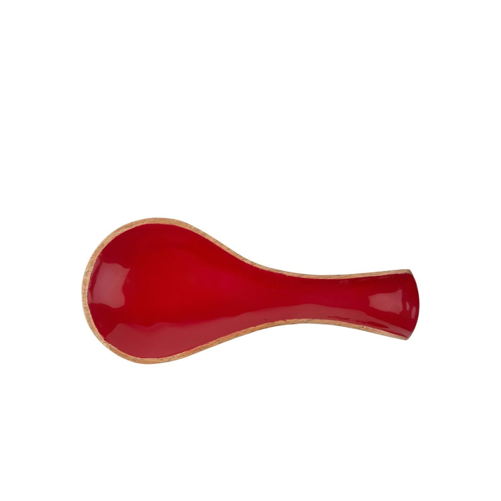 Gracie Wooden Spoon Rest - Red - Avail 11/29 - from Jaye's Studio