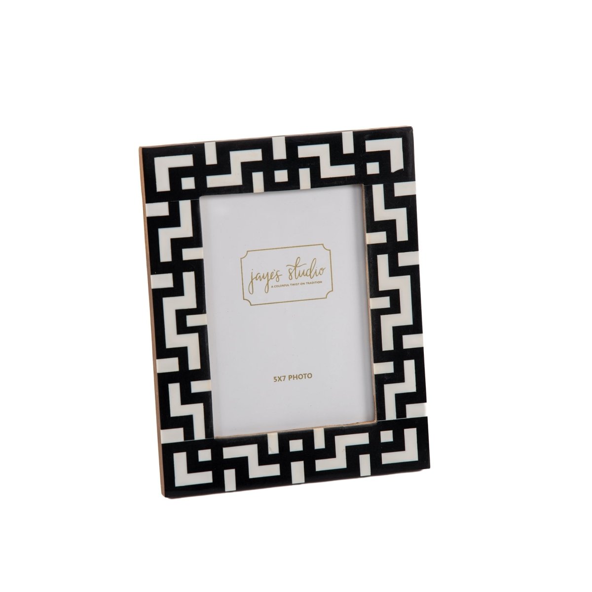 Greek Key Design Key Frame - Black - Avail 09/21 - Photo & Picture Frames from Jaye's Studio