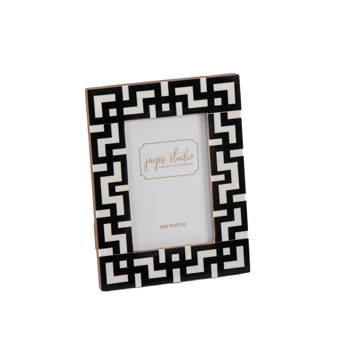 Greek Key Design Key Frame - Black - Avail 09/21 - Photo & Picture Frames from Jaye's Studio