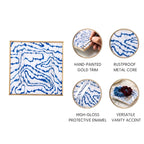 Heatwave Enameled Tori Trinket Tray - Trinket Trays from Jaye's Studio