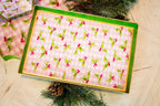 Holly Berry Enameled Oliver Tray 8x12 - Light Pink - Vanity Trays from Jaye's Studio