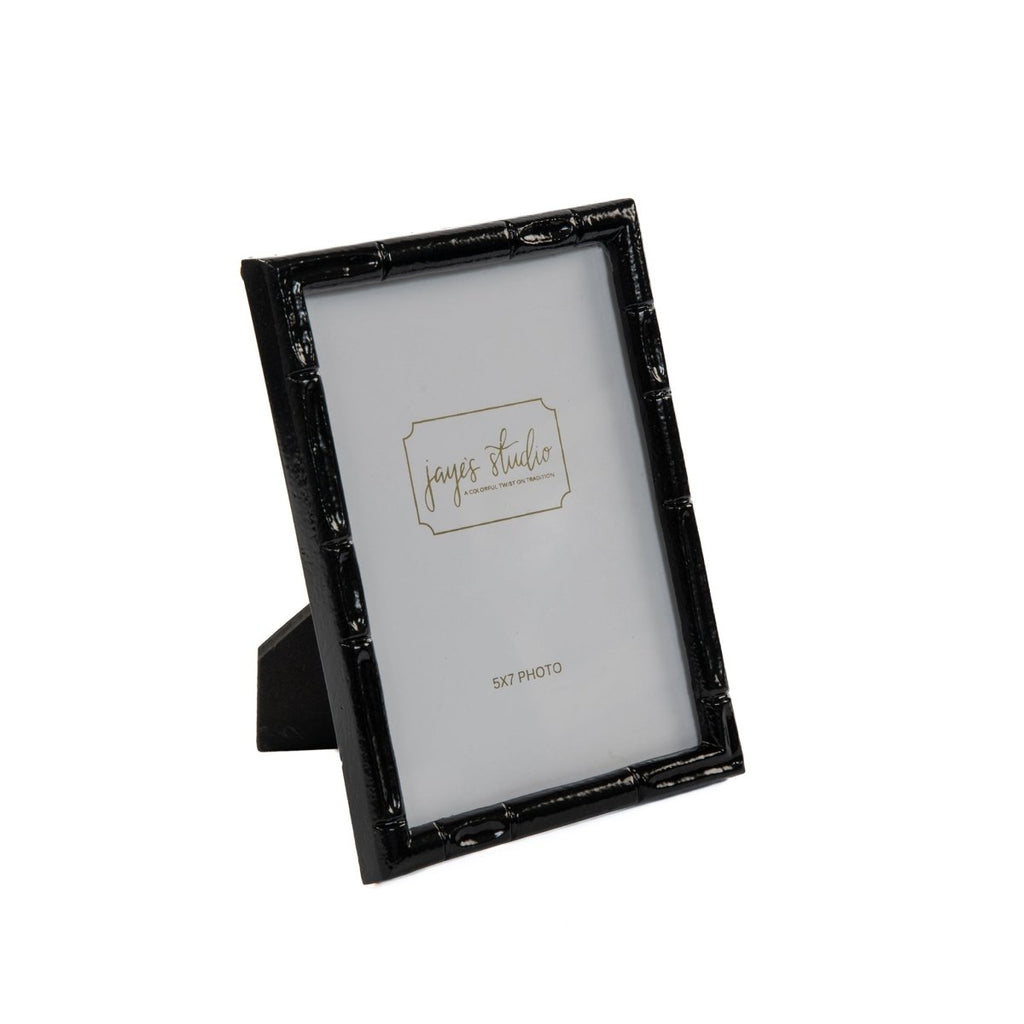 Isabelle Black Rectangular Metal Photo Frame, Picture Frame for Home, Bedroom, Home Office - Photo & Picture Frames from Jaye's Studio