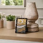 Isabelle Black Rectangular Metal Photo Frame, Picture Frame for Home, Bedroom, Home Office - Photo & Picture Frames from Jaye's Studio