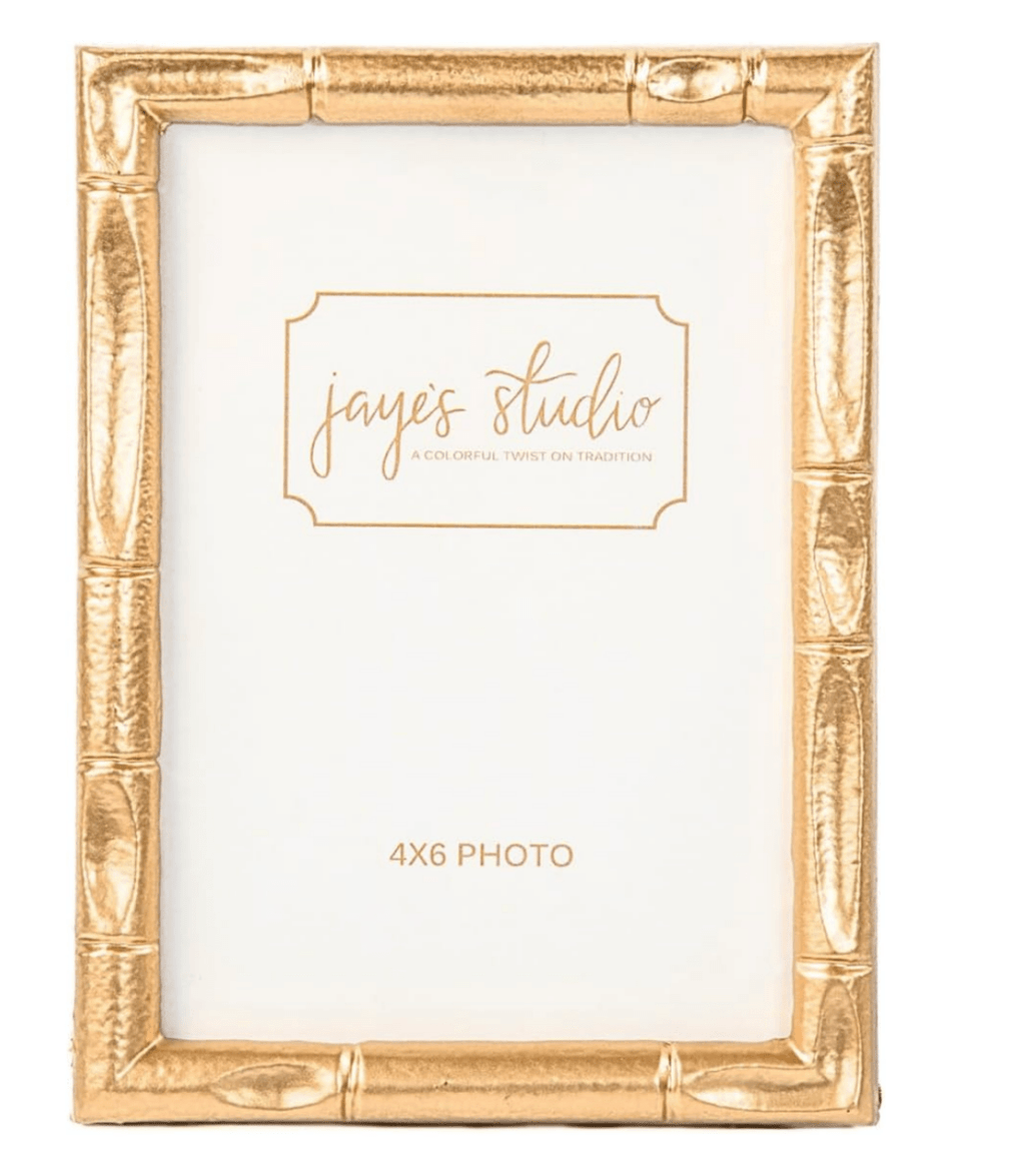 Isabelle Gold Rectangular Metal Photo Frame, Picture Frame for Home, Bedroom, Home Office - Photo & Picture Frames from Jaye's Studio