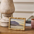Isabelle Gold Rectangular Metal Photo Frame, Picture Frame for Home, Bedroom, Home Office - Photo & Picture Frames from Jaye's Studio