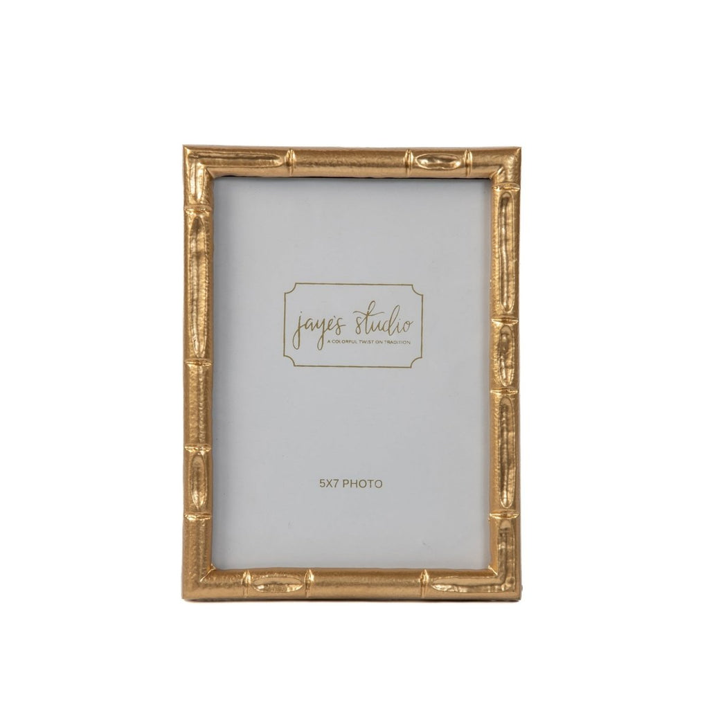 Isabelle Gold Rectangular Metal Photo Frame, Picture Frame for Home, Bedroom, Home Office - Photo & Picture Frames from Jaye's Studio