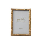 Isabelle Gold Rectangular Metal Photo Frame, Picture Frame for Home, Bedroom, Home Office - Photo & Picture Frames from Jaye's Studio