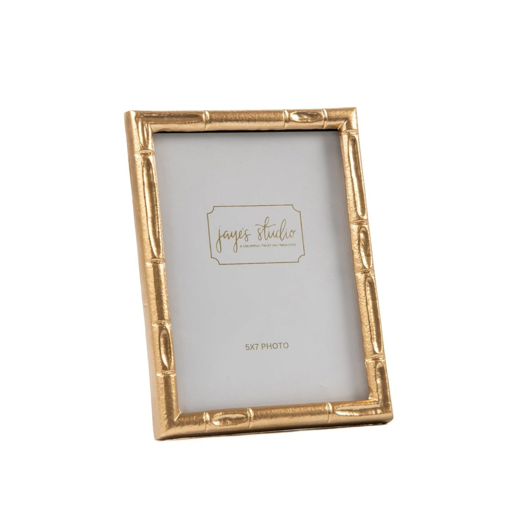 Isabelle Gold Rectangular Metal Photo Frame, Picture Frame for Home, Bedroom, Home Office - Photo & Picture Frames from Jaye's Studio