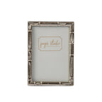 Isabelle Silver Rectangular Metal Photo Frame, Picture Frame for Home, Bedroom, Home Office - Photo & Picture Frames from Jaye's Studio