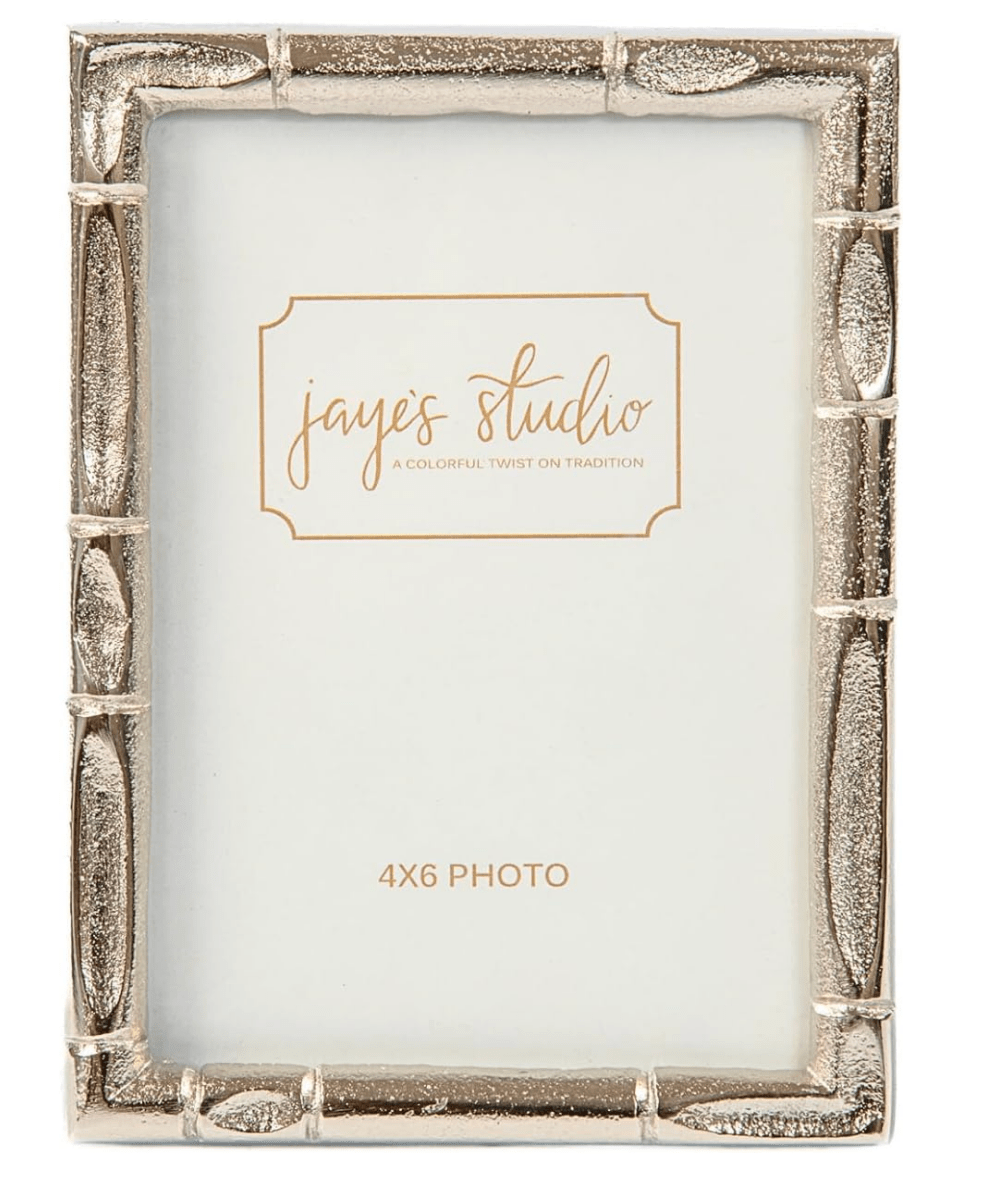 Isabelle Silver Rectangular Metal Photo Frame, Picture Frame for Home, Bedroom, Home Office - Photo & Picture Frames from Jaye's Studio