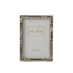 Isabelle Silver Rectangular Metal Photo Frame, Picture Frame for Home, Bedroom, Home Office - Photo & Picture Frames from Jaye's Studio