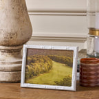 Isabelle White Rectangular Metal Photo Frame, Picture Frame for Home, Bedroom, Home Office - Photo & Picture Frames from Jaye's Studio