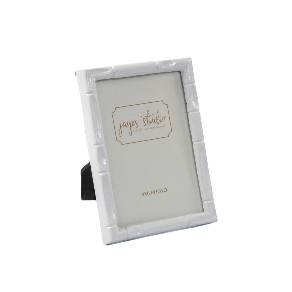Isabelle White Rectangular Metal Photo Frame, Picture Frame for Home, Bedroom, Home Office - Photo & Picture Frames from Jaye's Studio