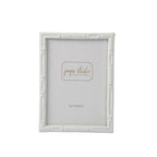 Isabelle White Rectangular Metal Photo Frame, Picture Frame for Home, Bedroom, Home Office - Photo & Picture Frames from Jaye's Studio