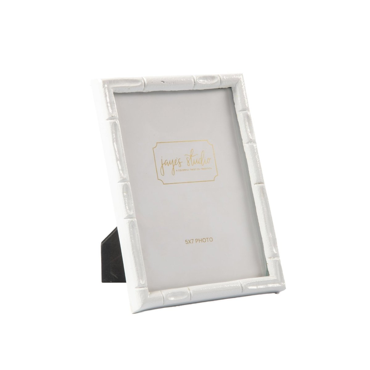 Isabelle White Rectangular Metal Photo Frame, Picture Frame for Home, Bedroom, Home Office - Photo & Picture Frames from Jaye's Studio