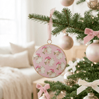 Jolly Santa Ornament (single) - Holiday Ornaments from Jaye's Studio