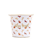 Kennel Club Enameled Multi - Colored DOG TOY Pail for Dogs and Pet Organization - from Jaye's Studio
