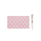 Lottie Enameled Pink Charcuterie Board, Wooden Cutting Board, Chopping Board for Serving, Food & Meat Prep - Cutting Board from Jaye's Studio