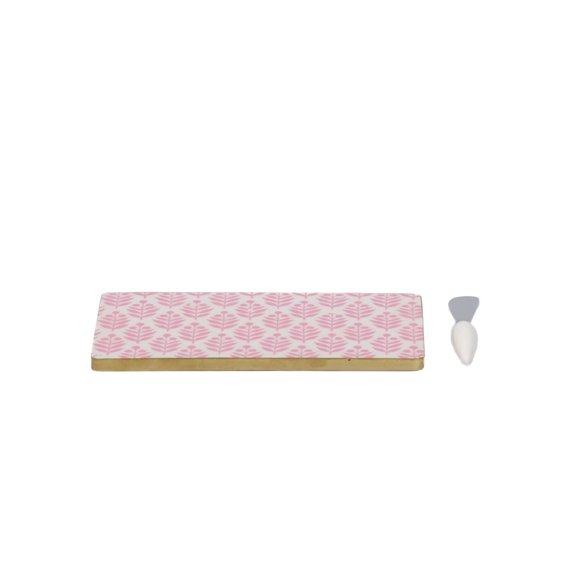 Lottie Enameled Pink Charcuterie Board, Wooden Cutting Board, Chopping Board for Serving, Food & Meat Prep - Cutting Board from Jaye's Studio