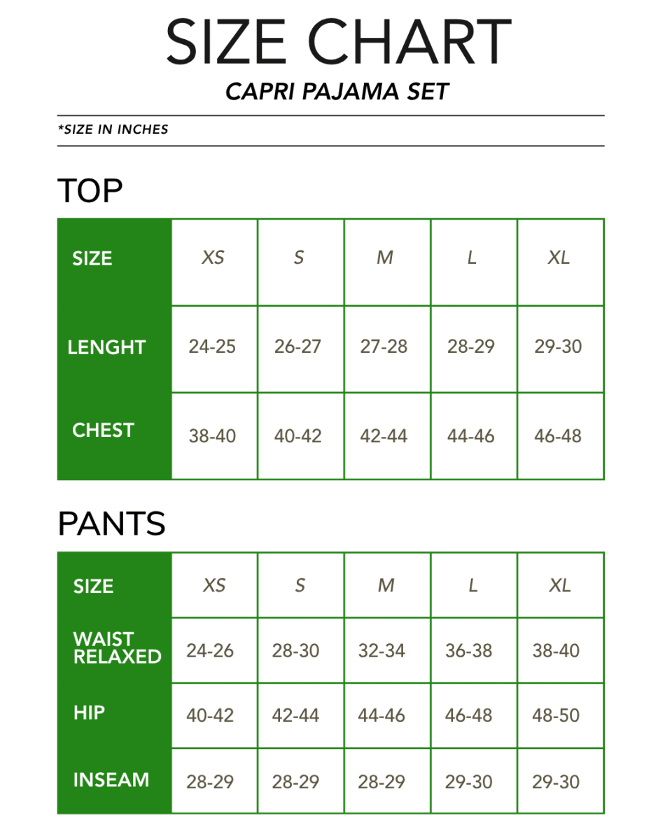 Marigold Luxe Sateen Capri Pajama Set - Blue - Pajama Sets from Jaye's Studio