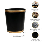 Mattie Oval Wastebasket - Wastebaskets from Jaye's Studio