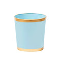 Mattie Oval Wastebasket - Cool Blue - Avail 09/21 - Wastebaskets from Jaye's Studio