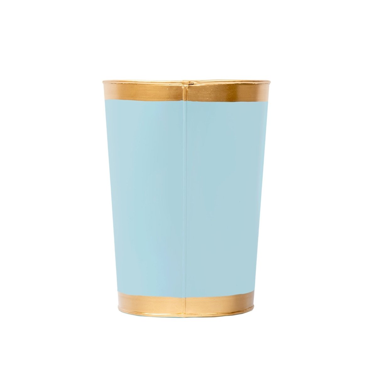 Mattie Oval Wastebasket - Cool Blue - Avail 09/21 - Wastebaskets from Jaye's Studio