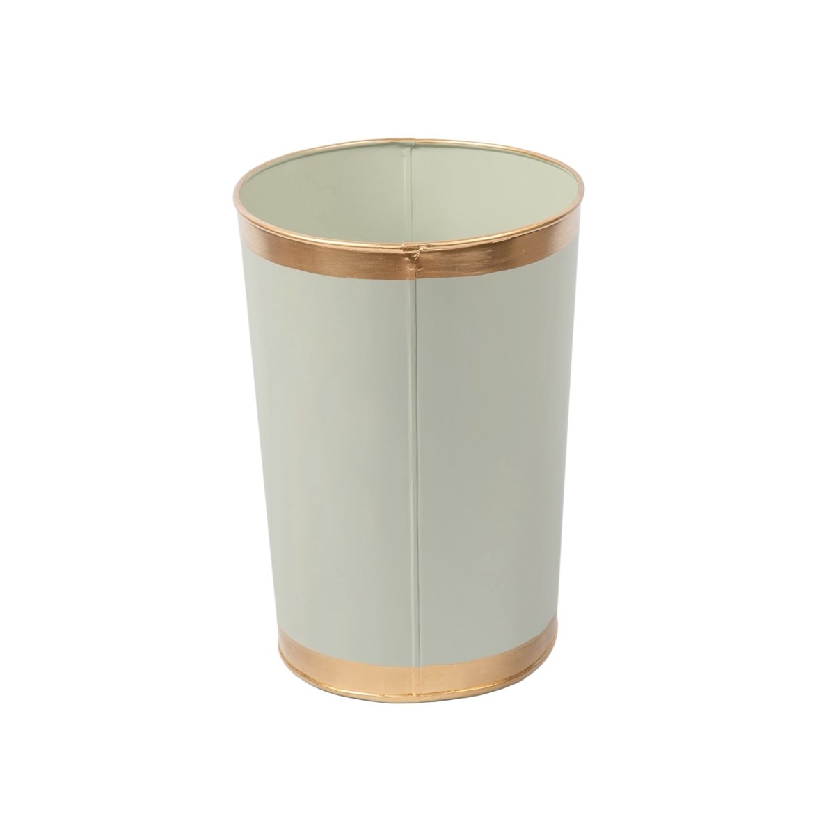 Mattie Oval Wastebasket - Sage Green - Avail 05/12 - Wastebaskets from Jaye's Studio