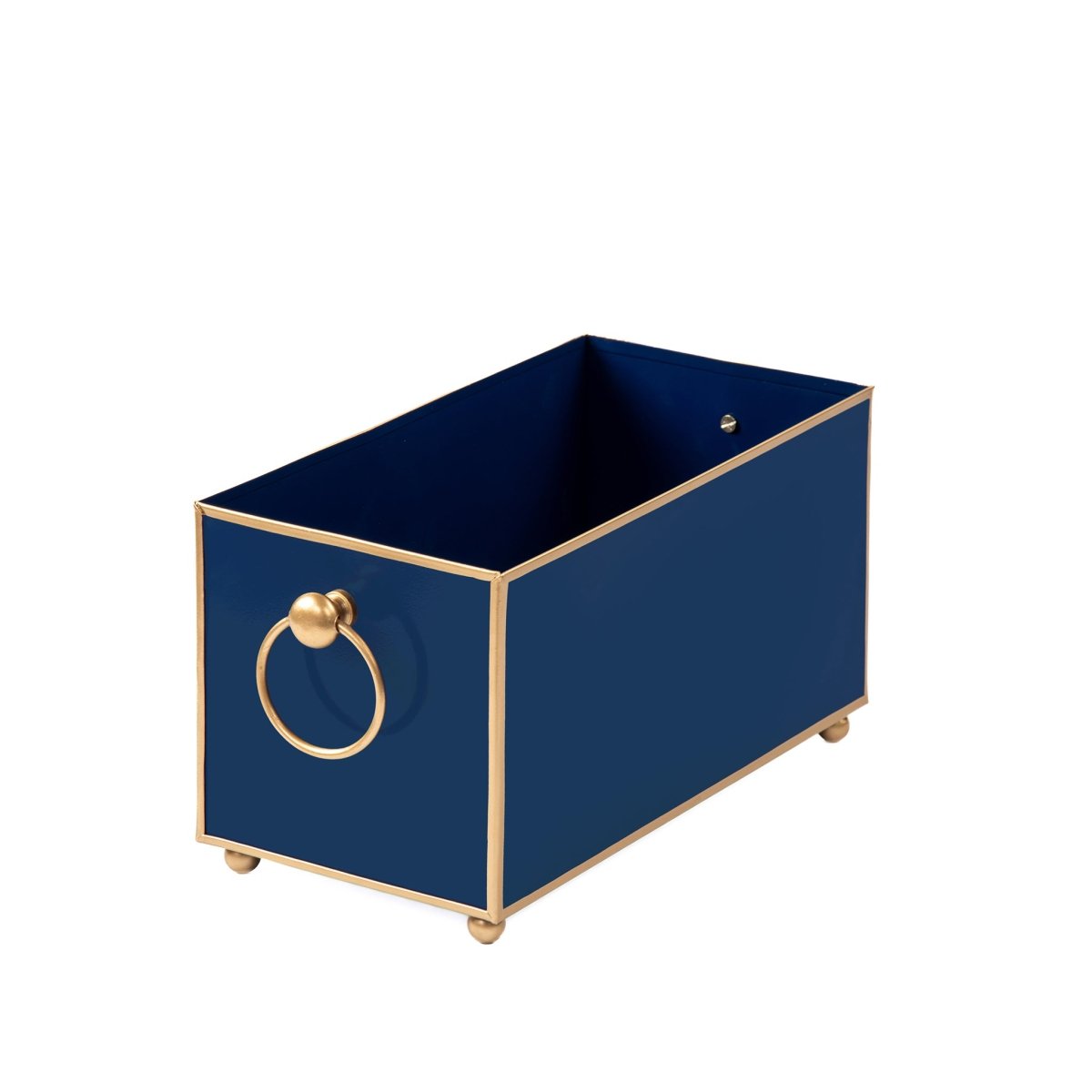 Mattie Rectangular Cachepot Planter 6x12 - Indigo Blue - Cachepots from Jaye's Studio