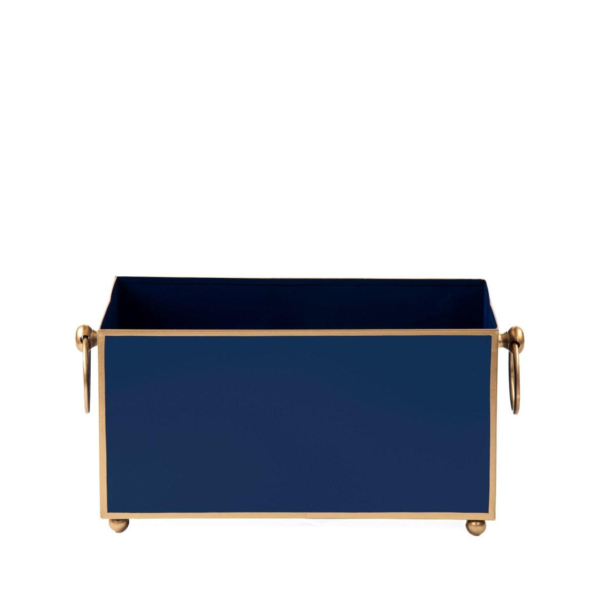 Mattie Rectangular Cachepot Planter 6x12 - Indigo Blue - Cachepots from Jaye's Studio