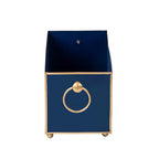 Mattie Rectangular Cachepot Planter 6x12 - Indigo Blue - Cachepots from Jaye's Studio
