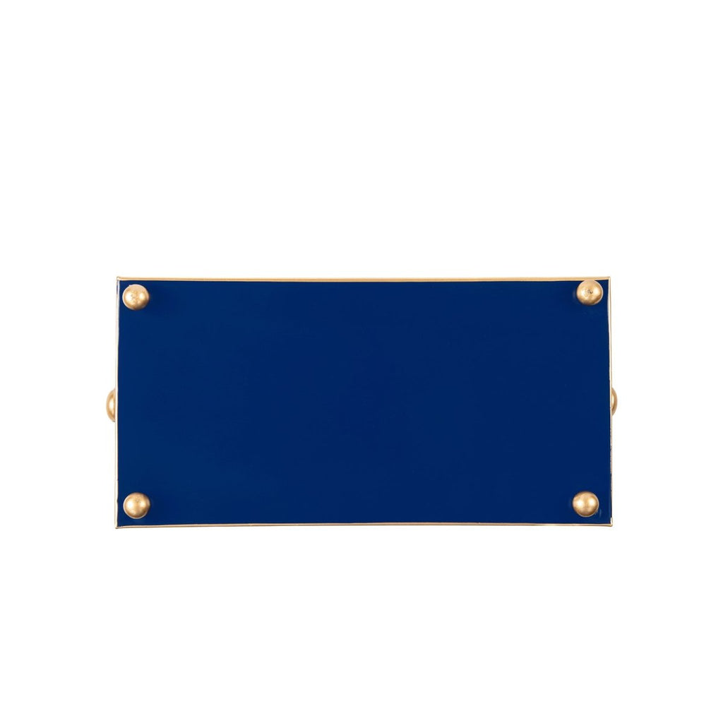 Mattie Rectangular Cachepot Planter 6x12 - Indigo Blue - Cachepots from Jaye's Studio