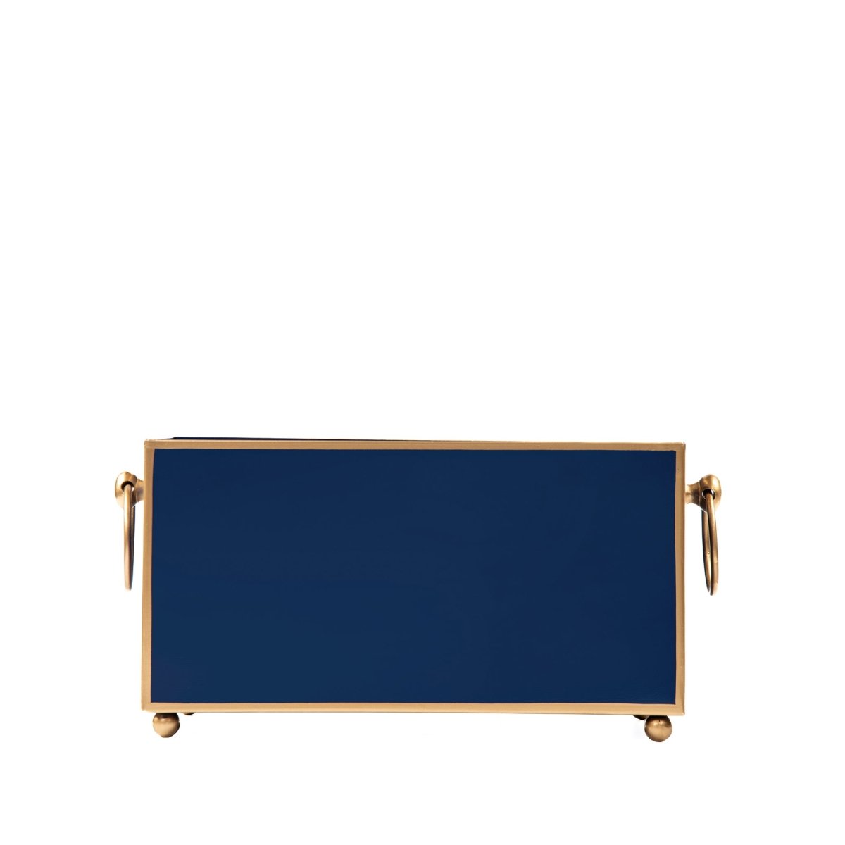 Mattie Rectangular Cachepot Planter 6x12 - Indigo Blue - Cachepots from Jaye's Studio