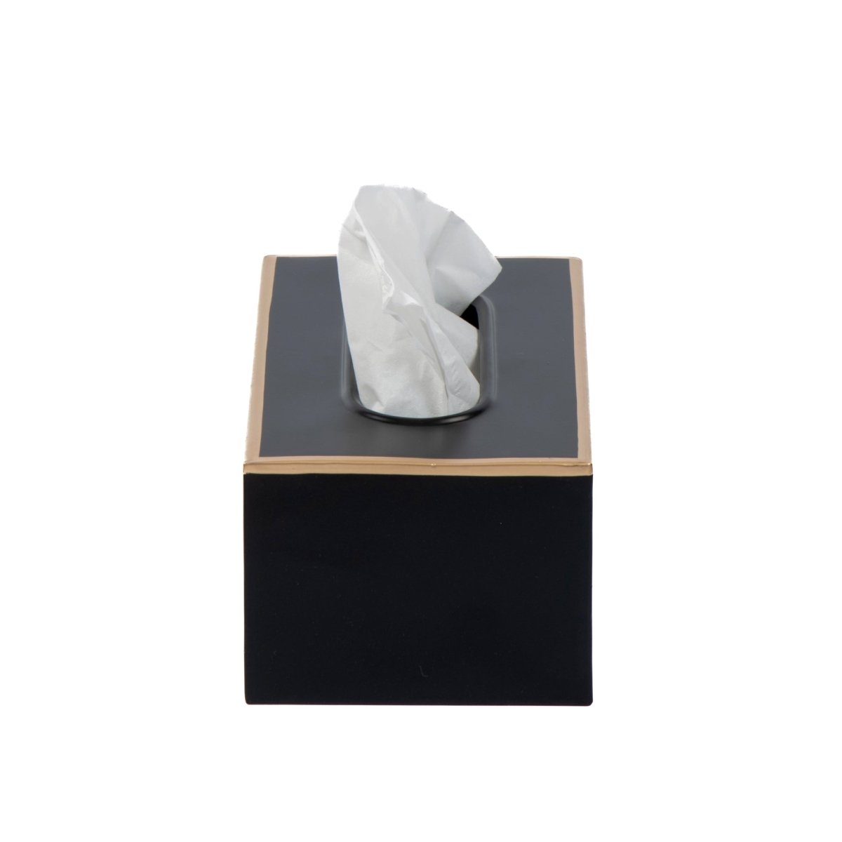 Mattie Rectangular Tissue Box Cover - Black - Tissue Box Cover from Jaye's Studio