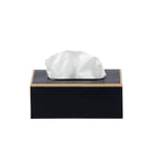 Mattie Rectangular Tissue Box Cover - Black - Tissue Box Cover from Jaye's Studio