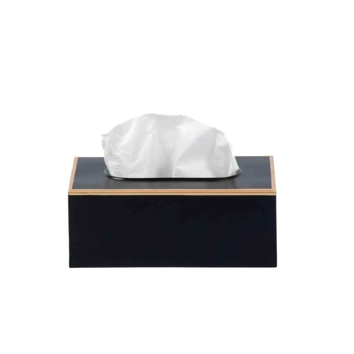 Mattie Rectangular Tissue Box Cover - Black - Tissue Box Cover from Jaye's Studio