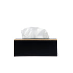 Mattie Rectangular Tissue Box Cover - Black - Tissue Box Cover from Jaye's Studio