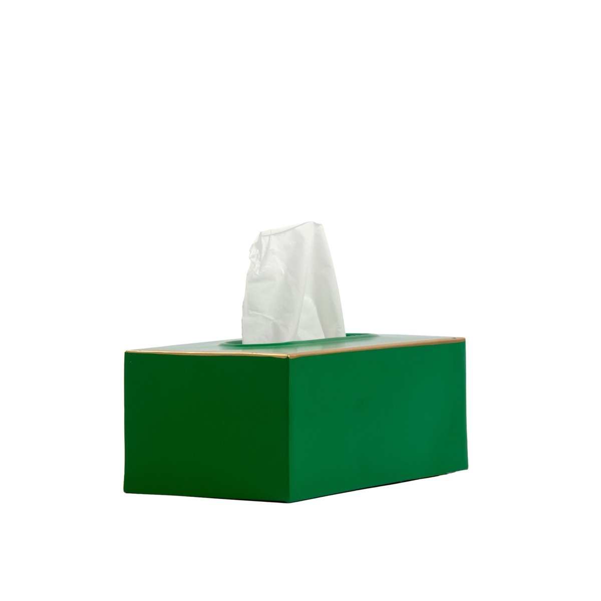 Mattie Rectangular Tissue Box Cover - Emerald Green - Tissue Box Cover from Jaye's Studio