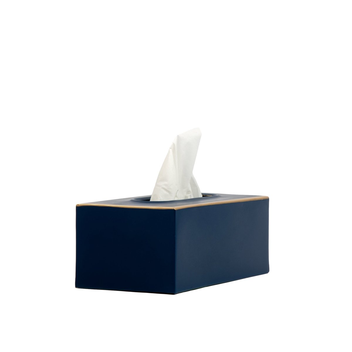Mattie Rectangular Tissue Box Cover - Indigo Blue - Tissue Box Cover from Jaye's Studio