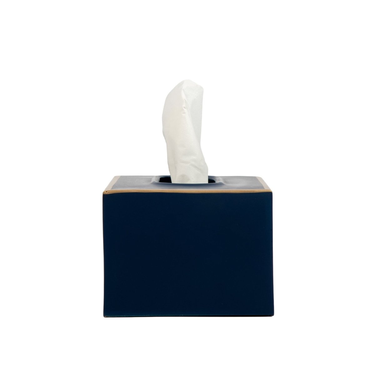 Mattie Rectangular Tissue Box Cover - Indigo Blue - Tissue Box Cover from Jaye's Studio