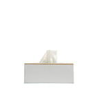 Mattie Rectangular Tissue Box Cover - White - Tissue Box Cover from Jaye's Studio