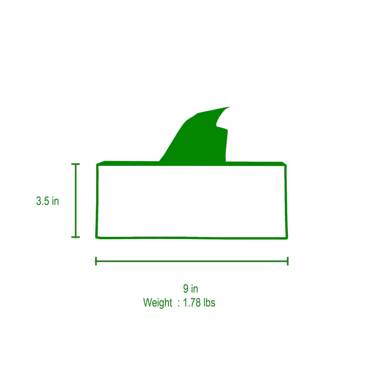 Mattie Rectangular Tissue Box Cover - White - Tissue Box Cover from Jaye's Studio