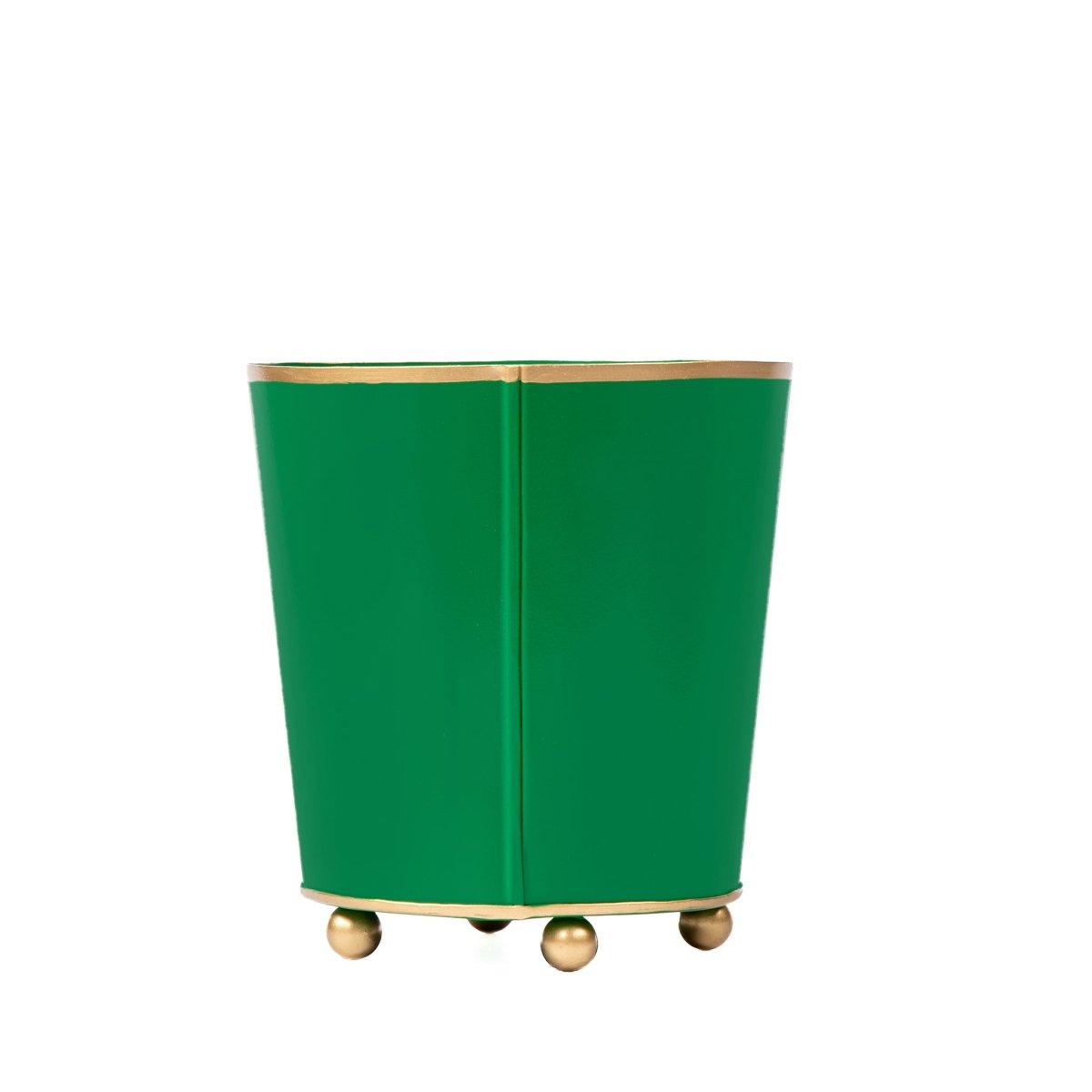 Mattie Round Cachepot Planter - Emerald Green - Cachepots from Jaye's Studio