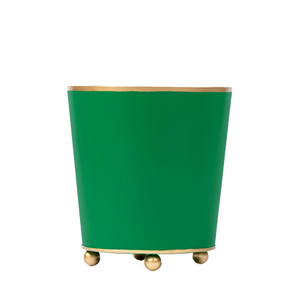 Mattie Round Cachepot Planter - Emerald Green - Cachepots from Jaye's Studio