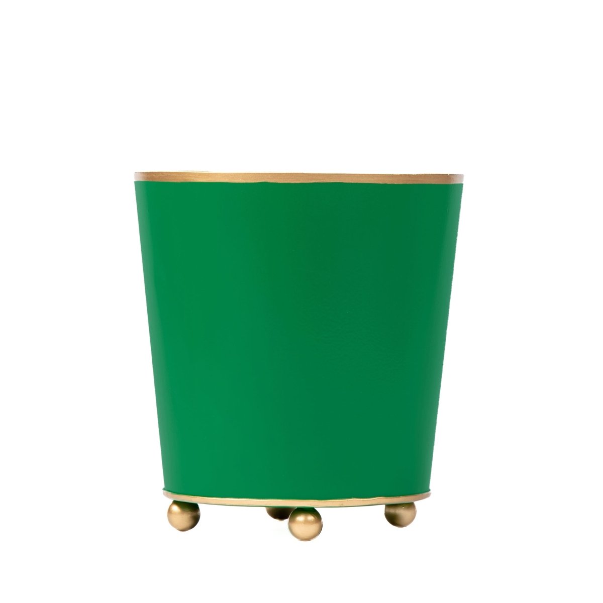 Mattie Round Cachepot Planter - Emerald Green - Cachepots from Jaye's Studio