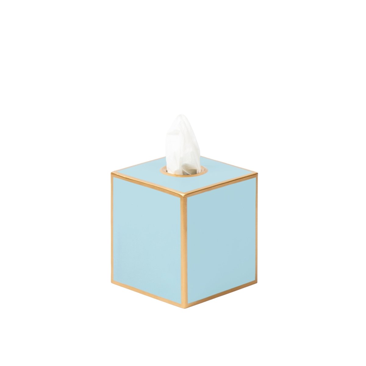 Mattie Square Tissue Box Cover - Cool Blue - Avail 09/21 - Tissue Box Cover from Jaye's Studio